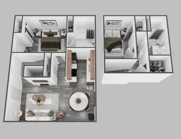  C1-R  - Hampton 49 floor plan